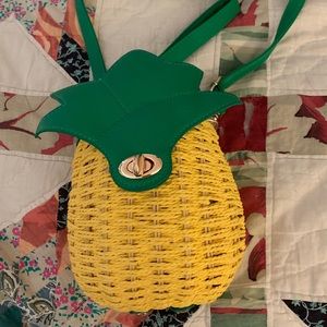 Straw Pineapple Bag